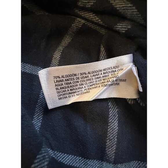 Goodfellow Men's Long Sleeve Midweight Plaid Flannel Button-Down Size L NWT - Picture 4 of 4